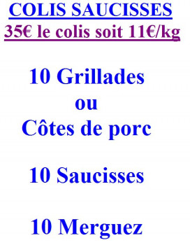 Colis saucisses