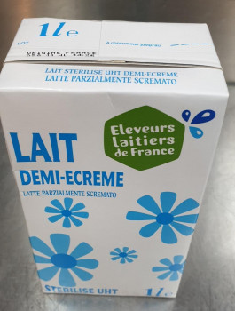 Lait demi écrémé