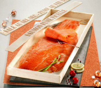 Saumon fumé à la ficelle