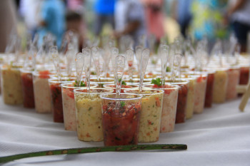 Verrine de crabe et pamplemousse (mini 10 pers)