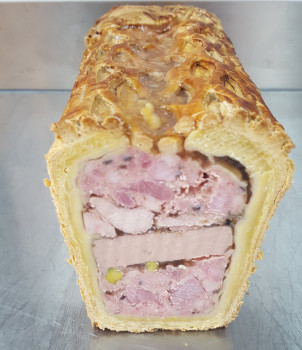 Pâté croûte pintade aux morilles